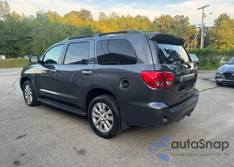 2012 Toyota Sequoia Limited из США, поврежденный, VIN 5TDJY5G16CS064621